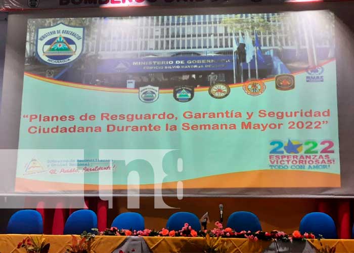 Conferencia de prensa del MIGOB Nicaragua para el Plan Verano 2022