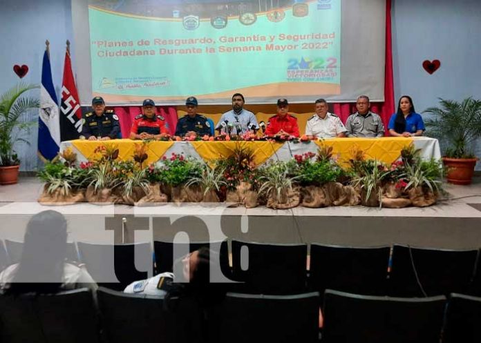 Conferencia de prensa del MIGOB Nicaragua para el Plan Verano 2022