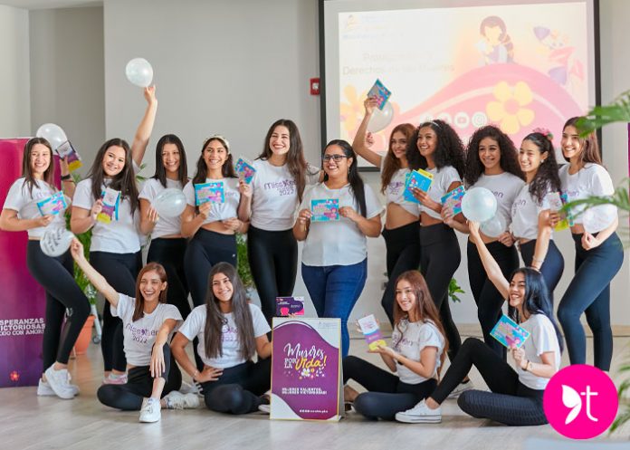 Candidatas a Miss Teen Nicaragua en charla sobre el empoderamiento de la mujer