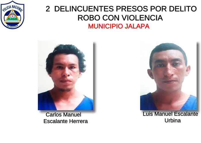 Presunto parricida tras las rejas junto a otros 18 delincuentes en Nueva Segovia