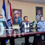 Conferencia de prensa sobre precios de combustibles en Nicaragua