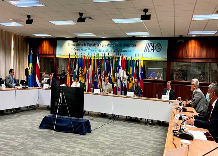 Nicaragua participó en reunión con el Instituto Interamericano de Cooperación para la Agricultura