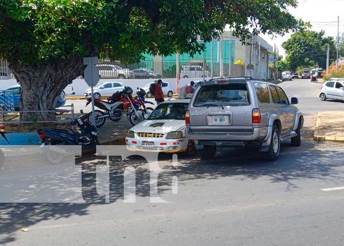 Accidente de tránsito en sector de Las Palmas, Managua