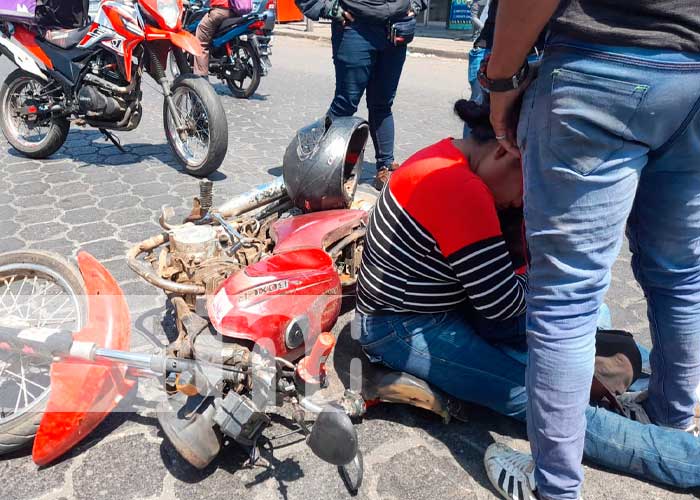 Accidente de tránsito en sector de la Colonia Primero de Mayo, Managua