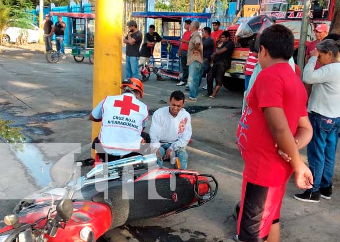  Accidente con motorizado en Tipitapa