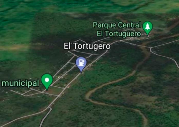 Mapa satelital de El Tortuguero, Caribe