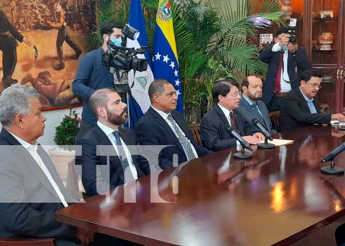 Reunión de la cancillería de Nicaragua y Venezuela