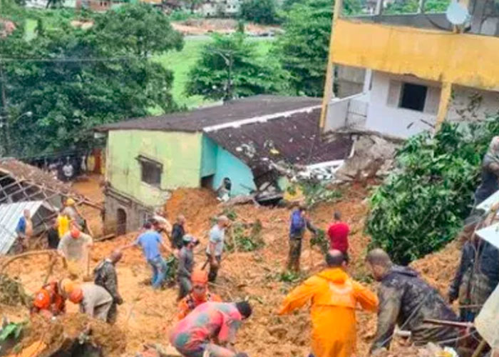 9 muertos son las consecuencias de las fuertes lluvias en Brasil 