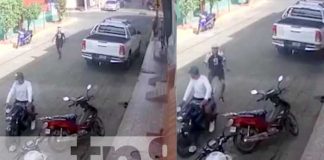 Ladrón motorizado es captado por cámaras en Rivas