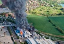 Fuerte explosión se registró en una fábrica en Eslovenia