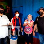 Pobladores del barrio Isaías Gómez, Managua inmunizados contra el COVID-19