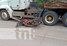 Motociclista lesionado tras accidente de tránsito en Río Blanco
