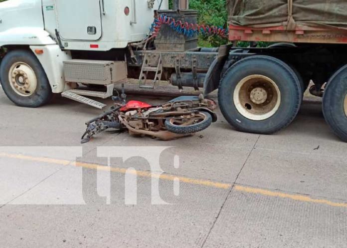 Motociclista lesionado tras accidente de tránsito en Río Blanco