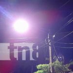 Enatrel restaura sistema de luminarias en 5 barrios de la ciudad de Matiguás