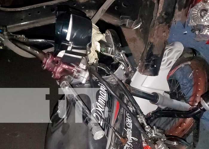 Accidente de tránsito deja un motociclista fallecido en Juigalpa 