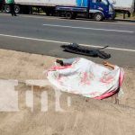 Ciclista muerto tras ser impactado por camioneta en Cra. Sur, Managua