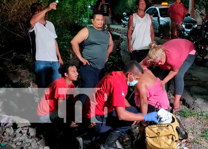 Dos lesionados en accidente en las cercanías de las piedrecitas, Managua