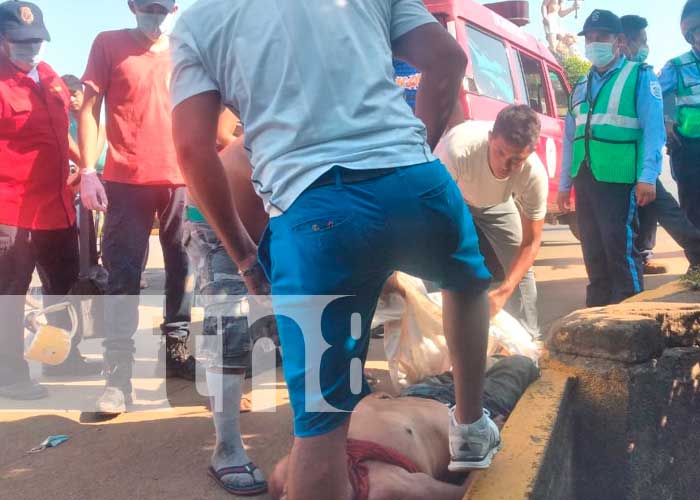 Hombre muere tras caer a un cauce en Masaya