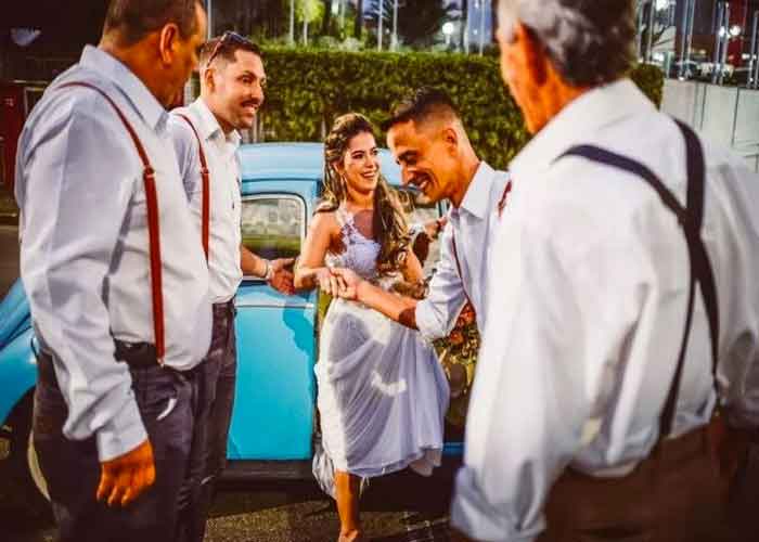 Padrinos de boda hacen de mal momento el mejor, Brasil