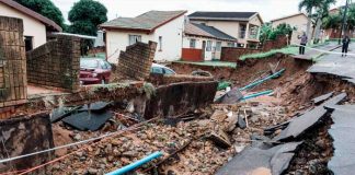 Potentes lluvias e inundaciones sacuden de nuevo Sudáfrica