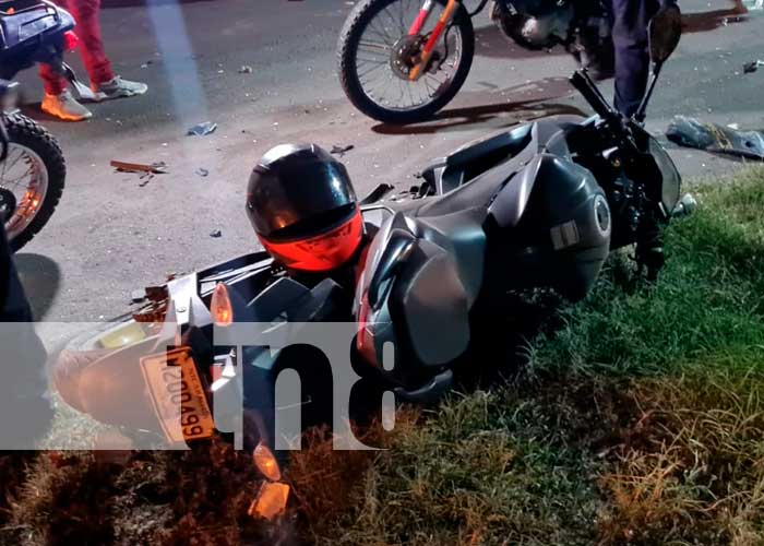 Impacto mortal le quita la vida a un motociclista en Managua