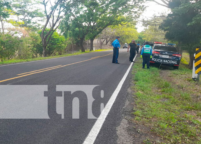 Motociclista pierde la vida en accidente de tránsito, Rivas