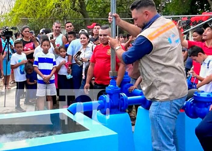 Inauguran proyecto de agua y saneamiento en la comunidad La Mia, Jalapa