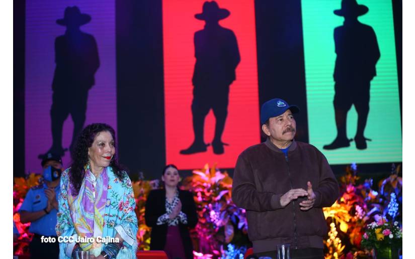 Acto en conmemoración del Día de la Dignidad Nacional, presidido por el Comandante Daniel Ortega y la Vicepresidenta Rosario Murillo