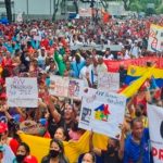 Masiva movilización en Venezuela celebrando el Día del Trabajador