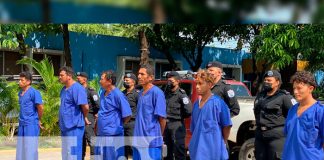 Policía de Chinandega captura a 13 sujetos
