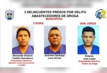 Policía Nacional realiza operativos antinarcóticos en Rivas