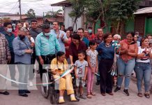 Estelí: Obra de adoquinado beneficia a familias