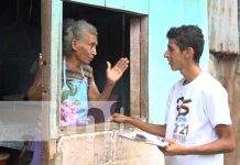 Juventud Sandinista entrega paquetes alimenticios en Granada