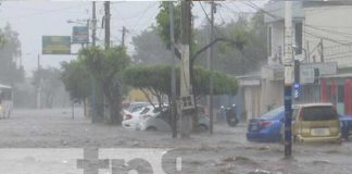 Fuerte aguacero en Managua causa abnegaciones en vías y barrios