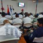 Foto: Oficiales de la sede central de Migración participaron en un taller en contra a la violencia en Nicaragua / TN8