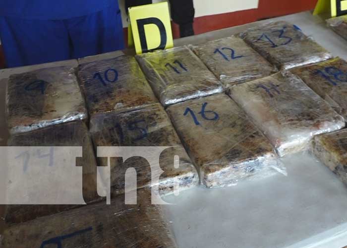 Policía Nacional decomisa más de 22 kilos de cocaína en Rivas 