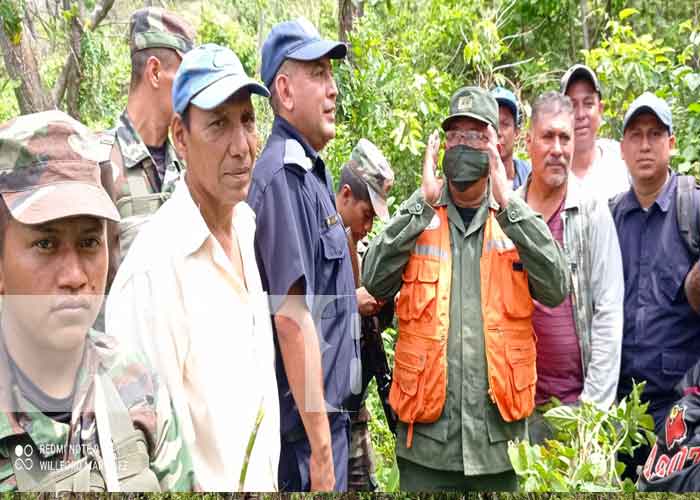 Foto: Autoridades de Nicaragua Constatan deslizamiento de tierra en el volcán Mombacho / TN8