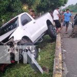 Fuerte accidente de tránsito en carretera Masaya a Granada