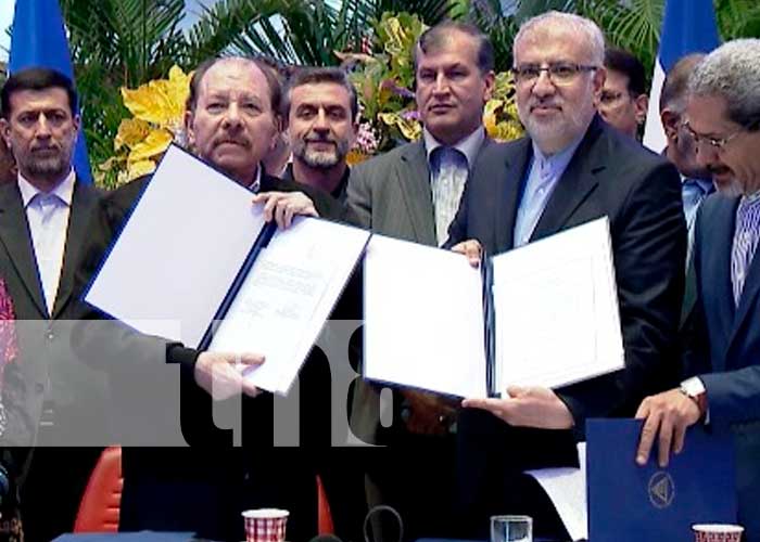 Firma de convenio entre Nicaragua e Irán