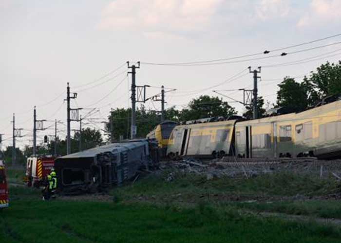 Descarrilamiento de tren en Austria dejó un muerto y 13 heridos 