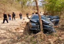 ¡Masacre! A balazos matan a dos "coyotes" tras persecución en Chiapas