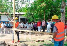 Obras de mejoramiento para colegio público en Tipitapa