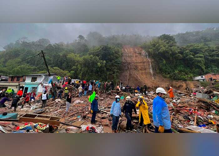 Temporal lluvioso deja  47 muertos y 18 mil damnificados en Colombia