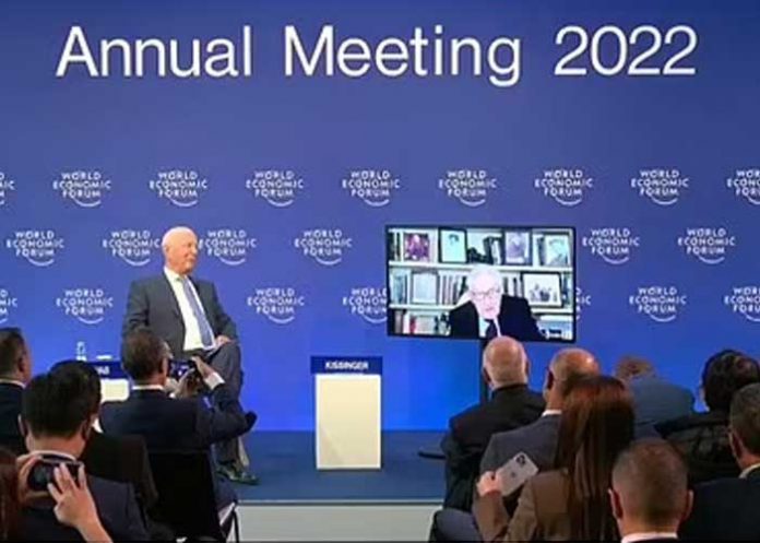 Reunión en Davos sobre el tema de Ucrania y Rusia