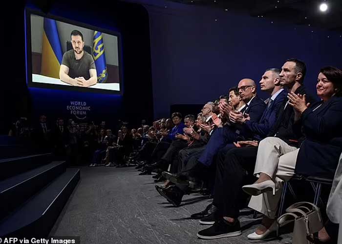 Reunión en Davos sobre el tema de Ucrania y Rusia