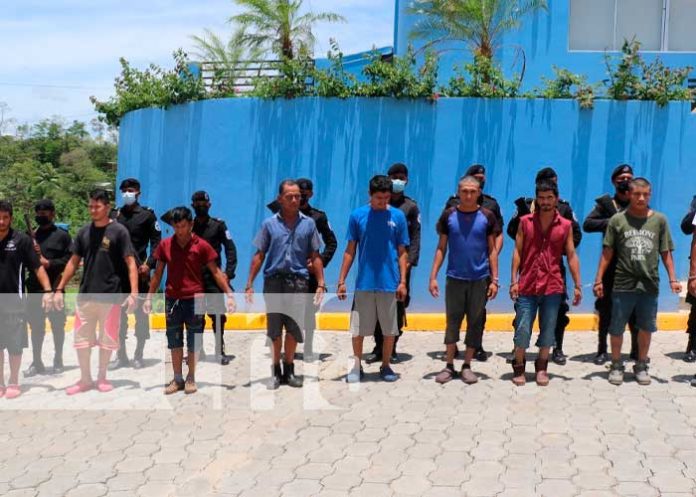 Personas detenidas en el Caribe Norte por cometer delitos