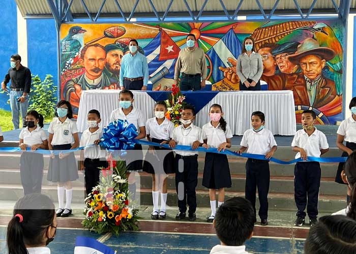 Inicio de la semana de la niñez con el Ministerio de Educación en Nicaragua