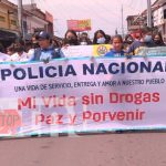 Caminata contra las drogas en Estelí