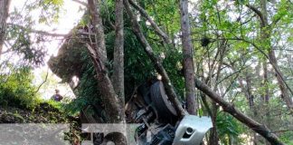 Accidente de tránsito en carretera Matagalpa - La Dalia