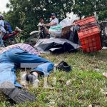 Accidente de tránsito en una comunidad de Jalapa